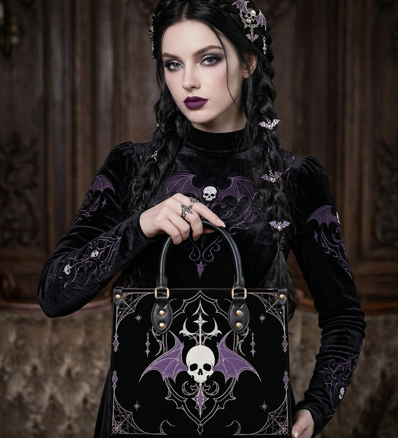 Nocturnal Sigil Leather Handbag