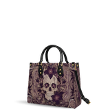 Through fragrance Leather Handbag