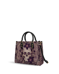 Through fragrance Leather Handbag
