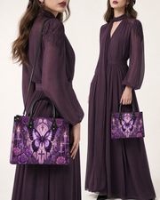 Stygian Leather Handbag