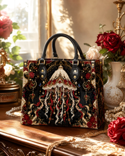 Velvet Chime Leather Handbag
