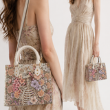Flower hope Leather Handbag
