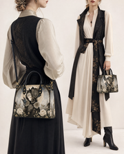 Butterfly Canticle Leather Handbag