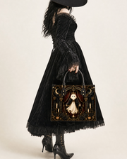 Crown Phantasm Leather Handbag
