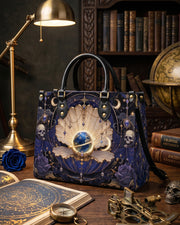 Pearl Cosmos Leather Handbag