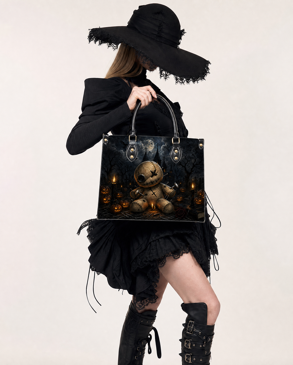 Spirit Doll Leather Handbag