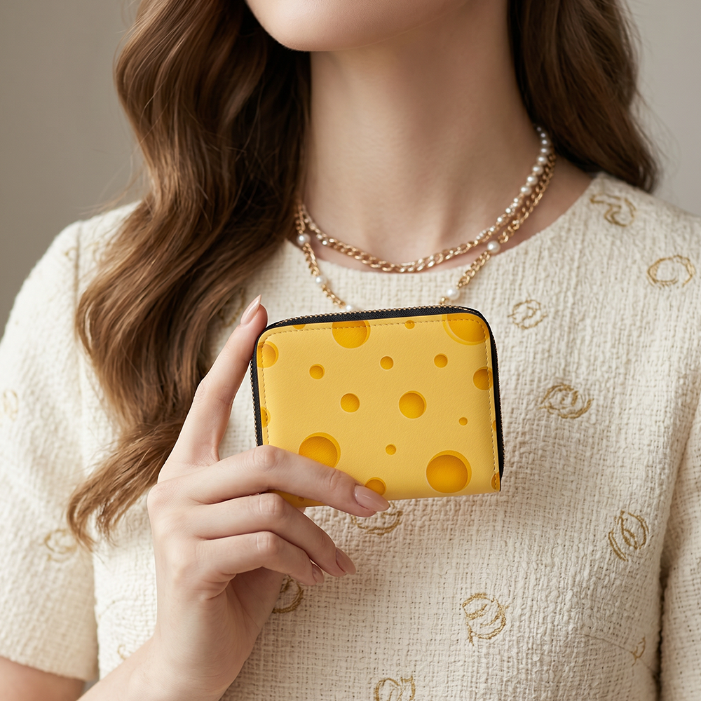 Cheese Bubbly Mini Wallet