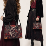 Vampire Feast Leather Handbag