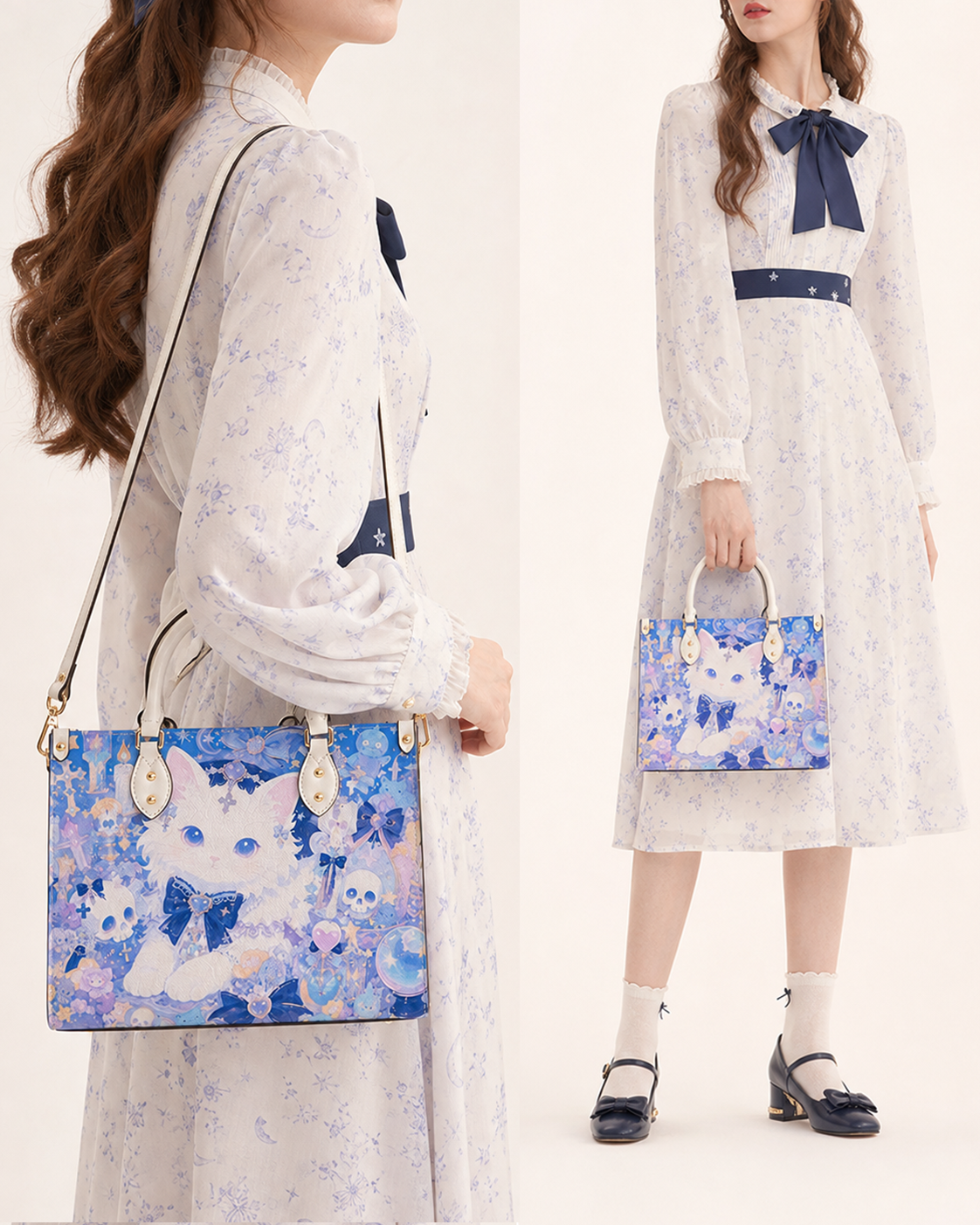 Spellbound Mew Leather Handbag