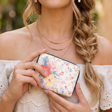 Hibiscus Breeze Mini Wallet