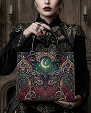 LunaMoth Leather Handbag