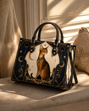Sable Bastet Leather Handbag