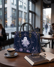 Hallow Ghost Leather Handbag