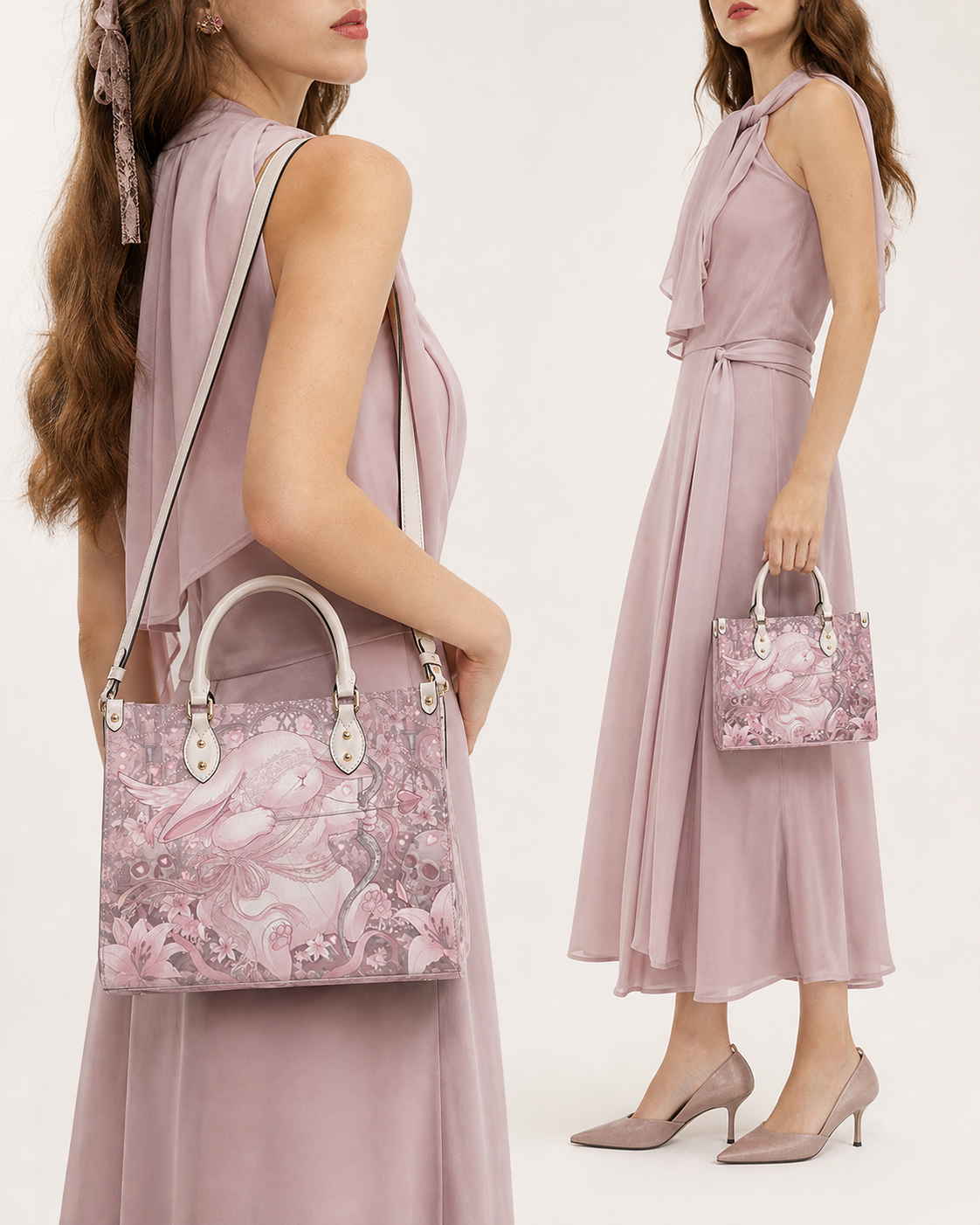 CupidBun Leather Handbag