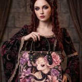 Floral Rite Leather Handbag