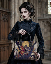 Time Relic Leather Handbag