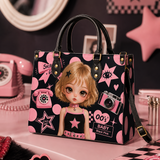 Pink Rebel Leather Handbag