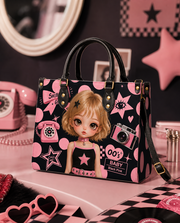 Pink Rebel Leather Handbag