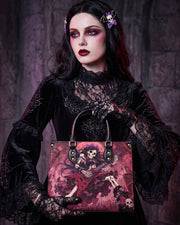 Bone Shredder Leather Handbag