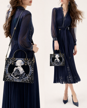 Nyxara Leather Handbag