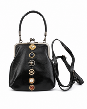 Vintage Gem Kiss‑Lock Handbag