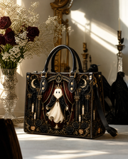 Crown Phantasm Leather Handbag