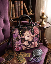 Floral Rite Leather Handbag