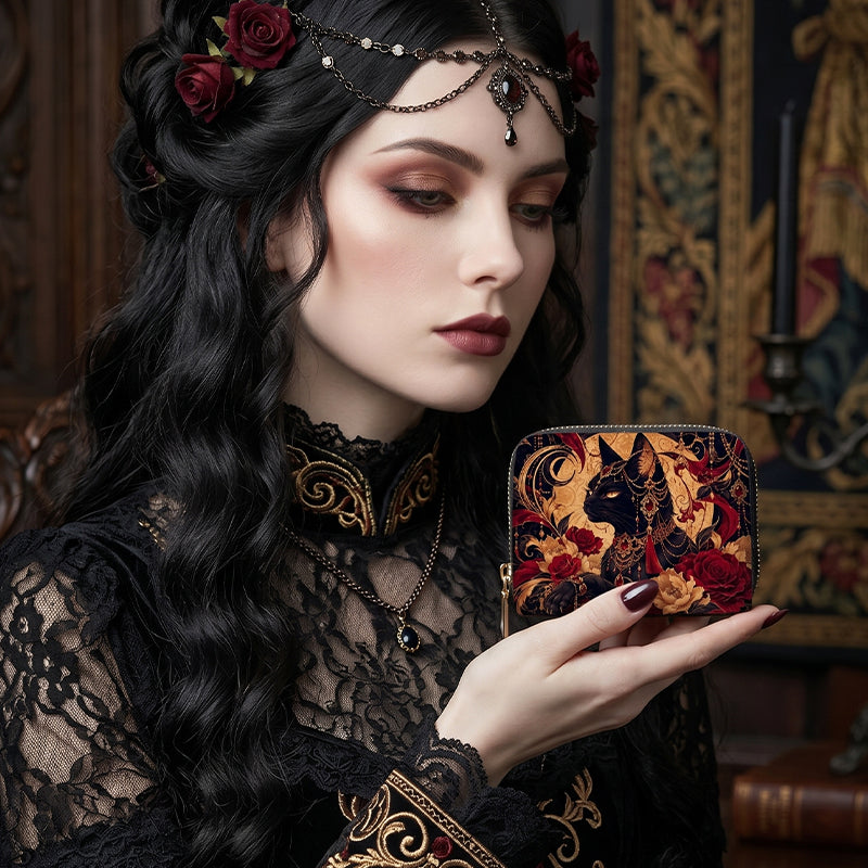 Bastet Bloom Mini Wallet