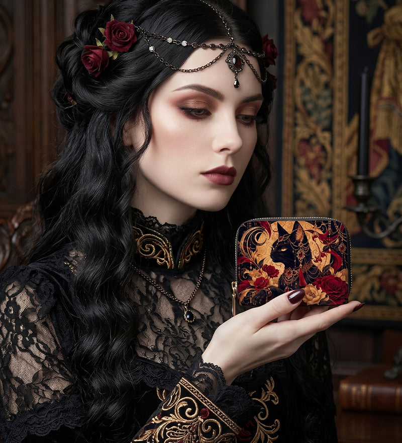 Bastet Bloom Mini Wallet