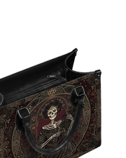 Below the bustle Leather Handbag