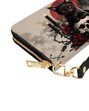 Cat Ritual Long Zip Wallet