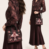 Eyesore Rose Leather Handbag