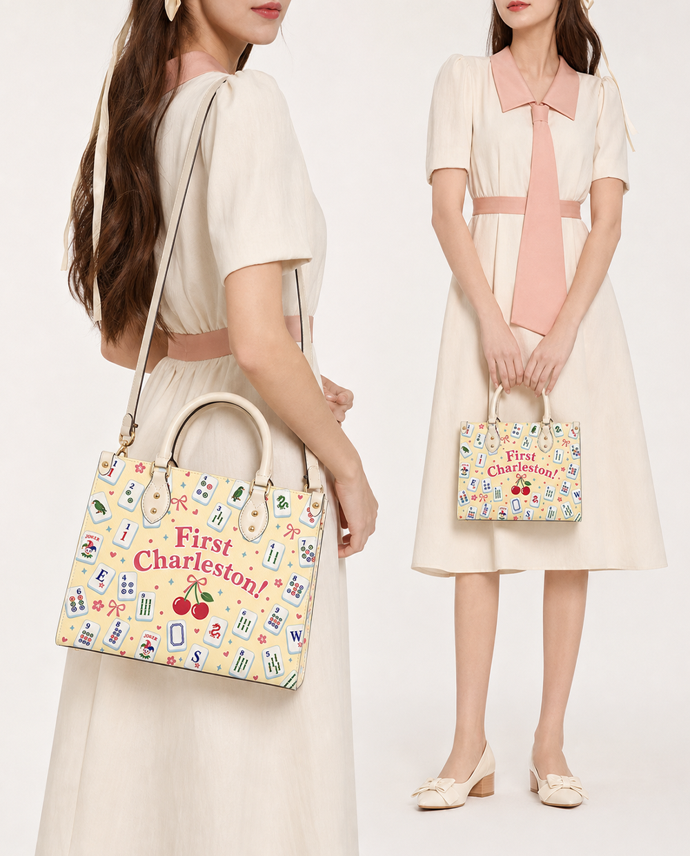 Lucky Cherry Leather Handbag