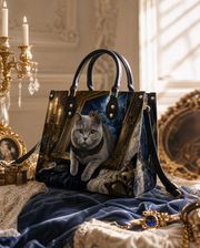 Ornate Burst Leather Handbag
