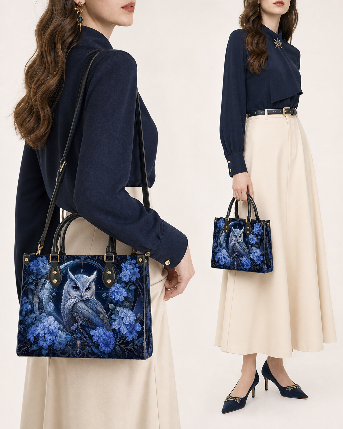 BlueOwl Blooming Leather Handbag