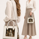 CatMenina Leather Handbag
