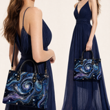 StarryMuse Leather Handbag