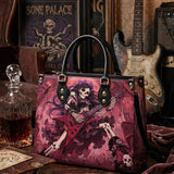 Bone Shredder Leather Handbag