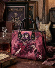 Bone Shredder Leather Handbag