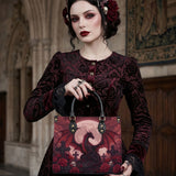 Ember Moon Dragon Leather Handbag
