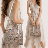 Bone Tales Leather Handbag