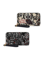 Shadow Bloom Long Zip Wallet