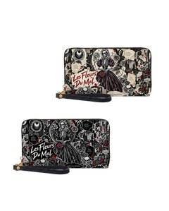 Shadow Bloom Long Zip Wallet