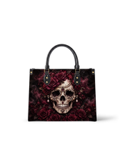 PearlSkull Leather Handbag