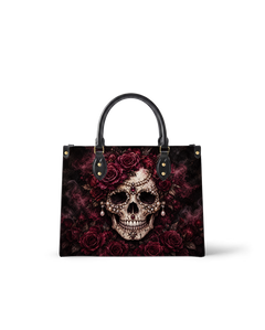 PearlSkull Leather Handbag