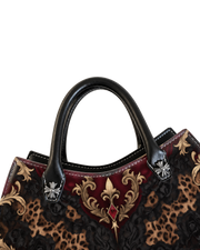 Crimson Filigree Bat Wing Bag