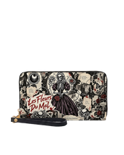 Shadow Bloom Long Zip Wallet