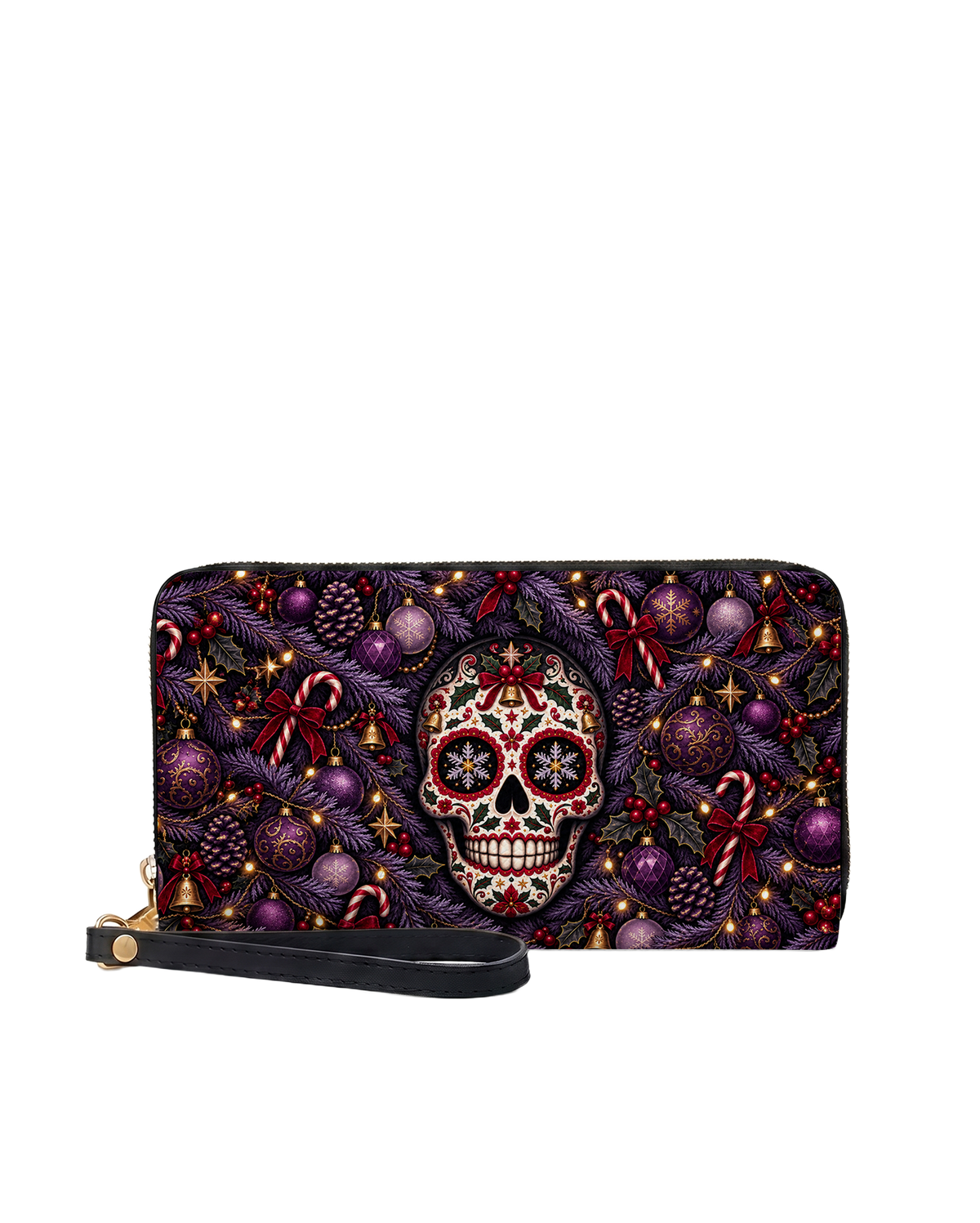 Violet Yule Long Zip Wallet