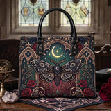 LunaMoth Leather Handbag