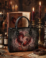Ember Wings Leather Handbag